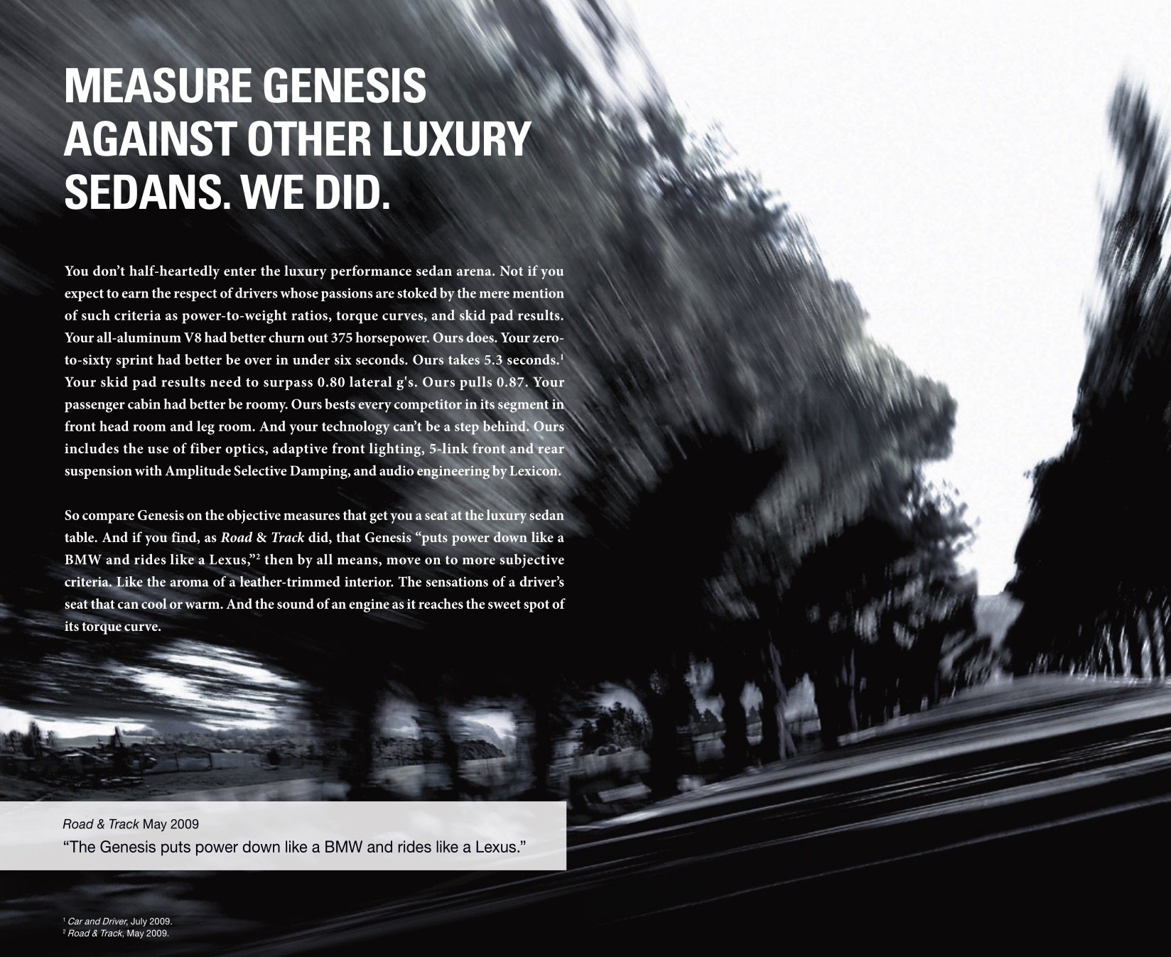 2010 Hyundai Genesis Brochure Page 26